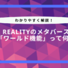 reality ワールド やり方